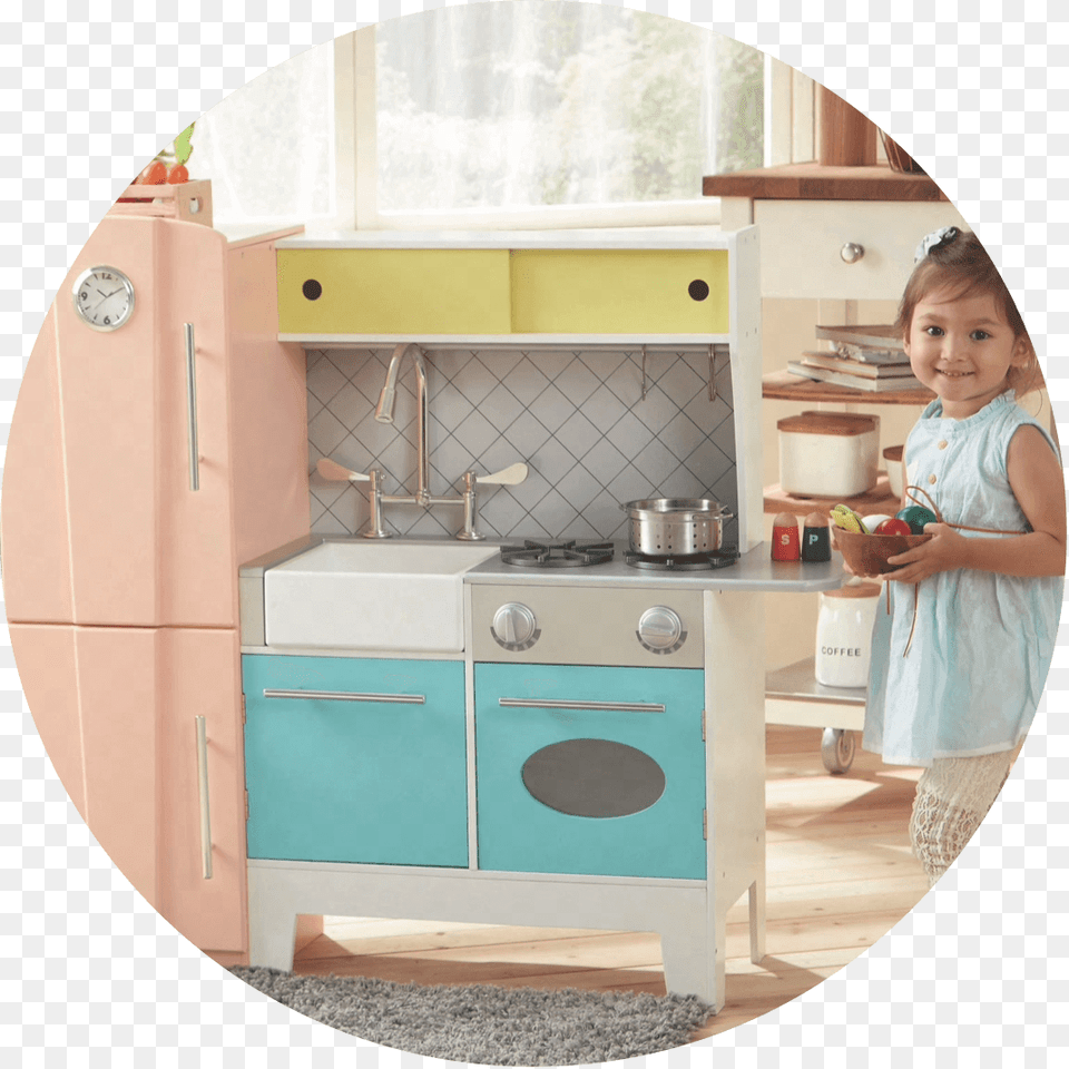 Best Christmas Toys For Girls Teamson Kids Playful Bubble Gum Stove Sink Sturdy Wooden, Photography, Kitchen, Indoors, Girl Png