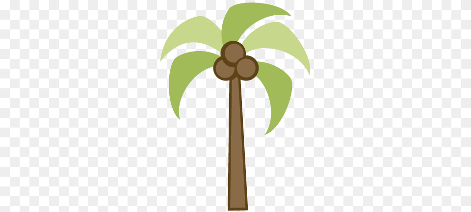 Best Clip Art Palm Tree Tree Transparent Background Cute Palm Tree Cartoon, Palm Tree, Plant, Cross, Symbol Free Png Download