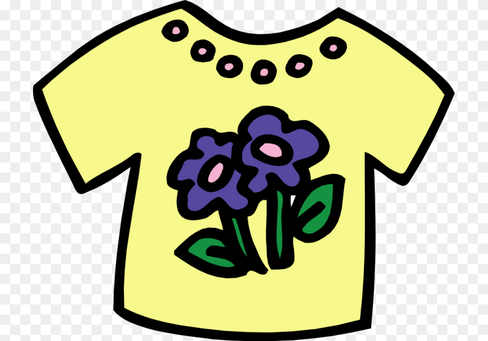 Best Clothes Clipart, Clothing, T-shirt, Shirt, Flower Free Png