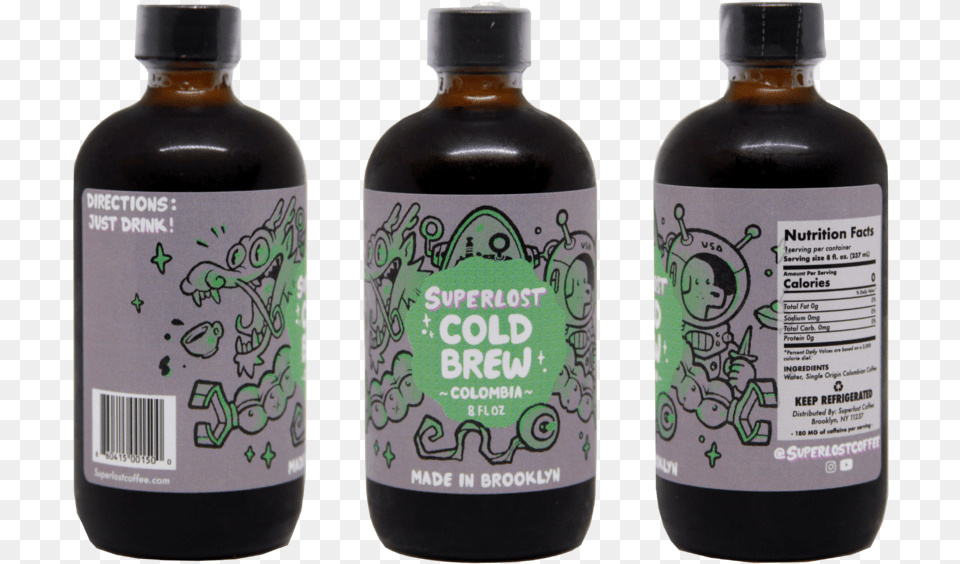 Best Cold Brew Superlost Cold Brew Plastic Bottle, Food, Herbal, Herbs, Plant Png