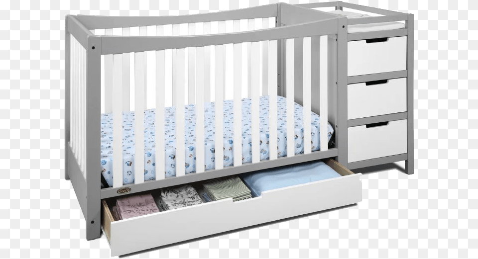 Best Combo Crib With Changer Crib And Changing Table, Furniture, Infant Bed Png