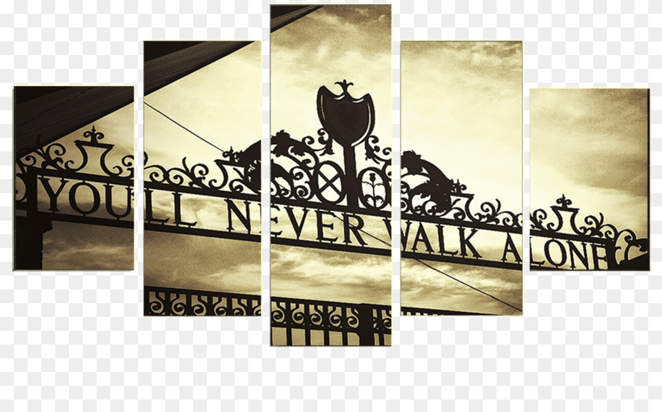 Best Contemporary Anfield Stadium Shankly Gates, Art, Collage Png
