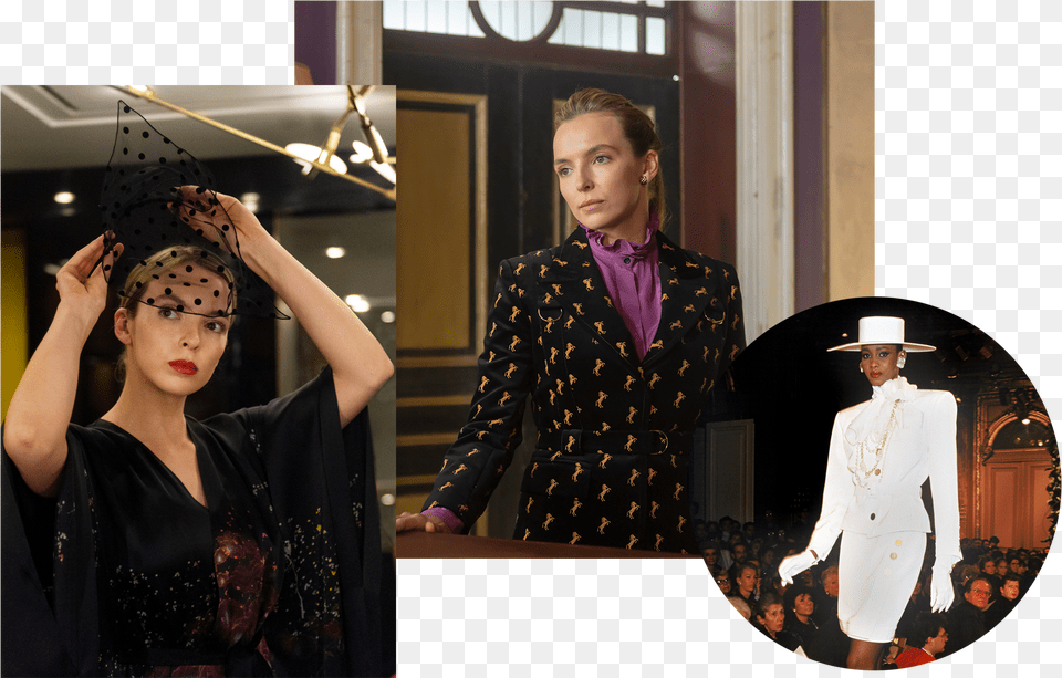 Best Costumes Smell Ya Later Killing Eve, Adult, Suit, Sleeve, Person Free Png