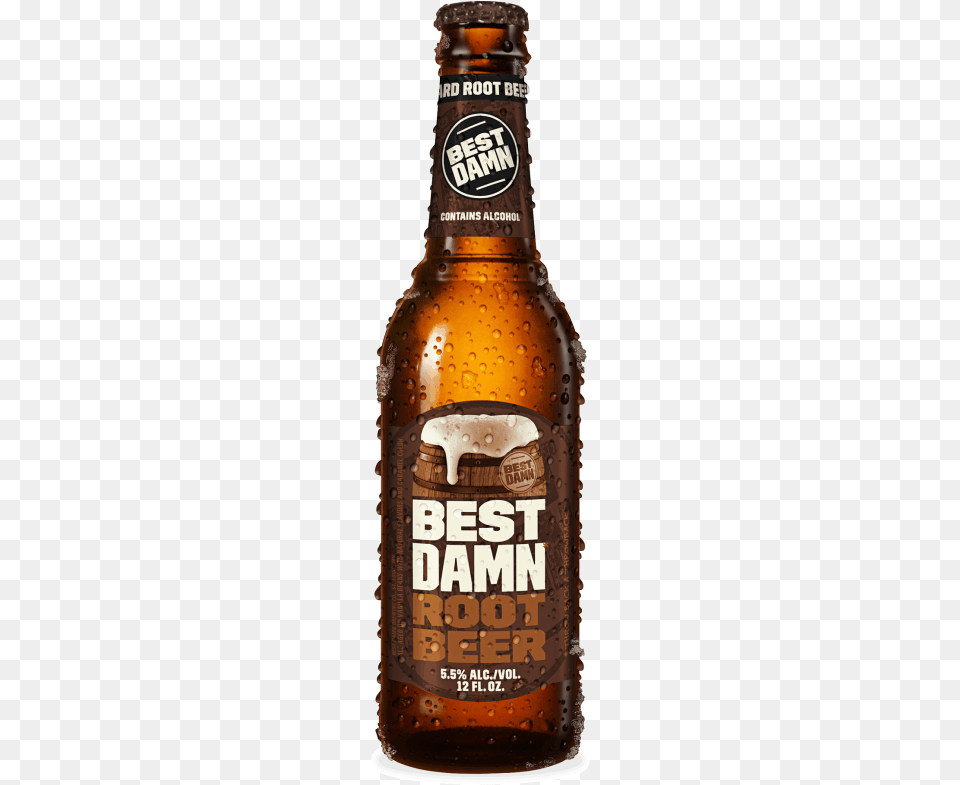 Best Damn Hard Root Beer 12 Fl Oz, Alcohol, Beer Bottle, Beverage, Bottle Free Transparent Png