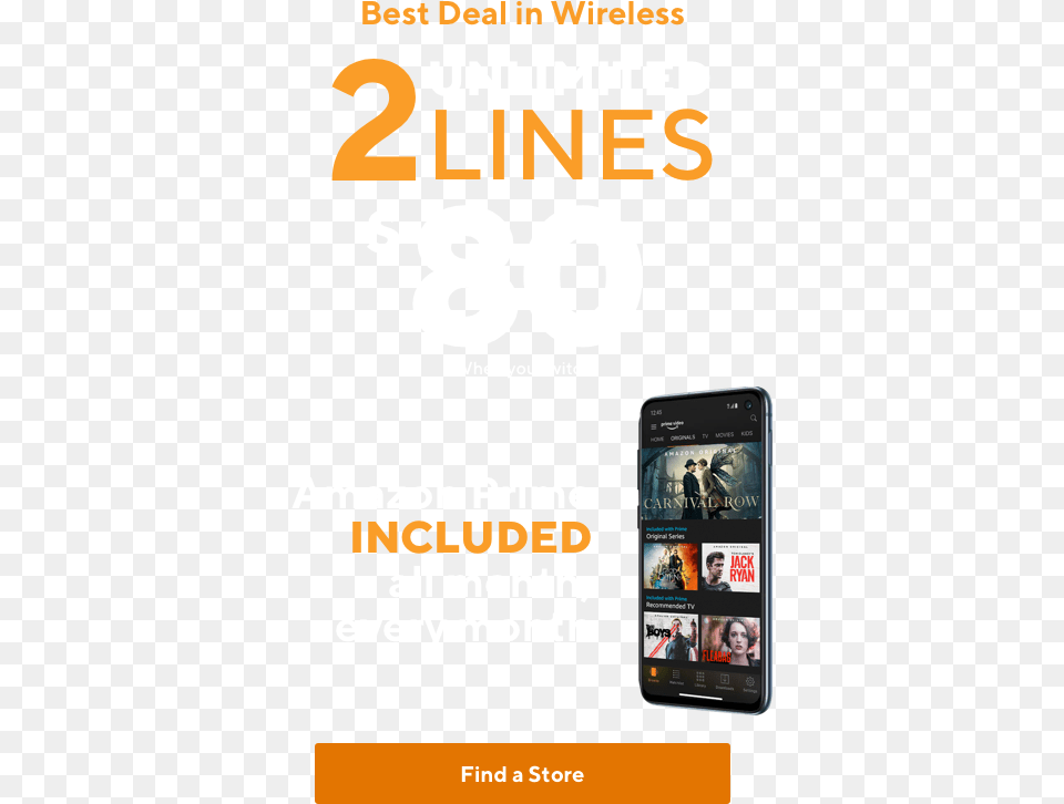 Best Deal In Wireless, Advertisement, Poster, Electronics, Mobile Phone Free Png