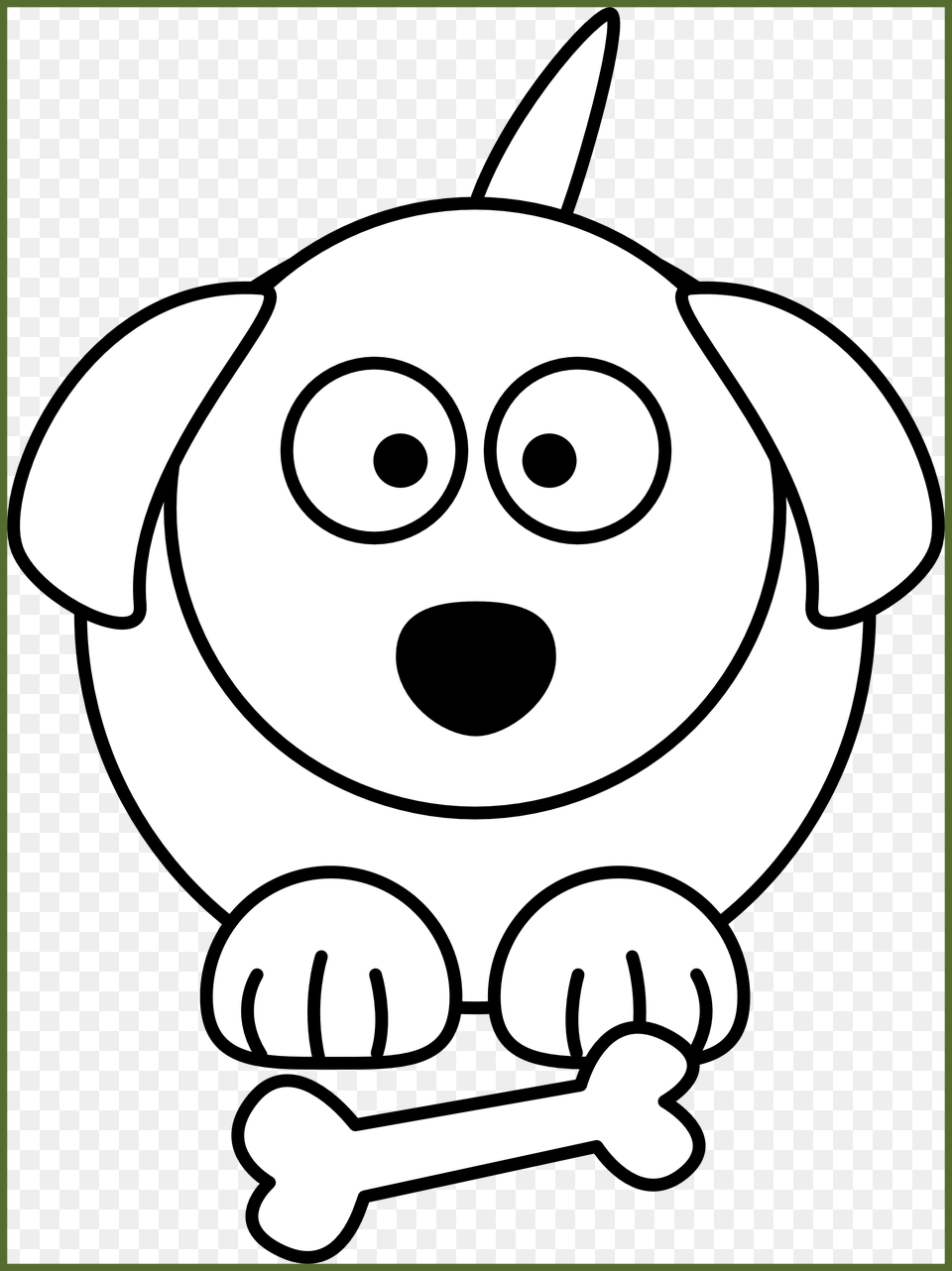 Best Dog Clipart Black And White Clip Art For Cute Clip Art Dog Black And White, Stencil, Baby, Person, Face Free Transparent Png