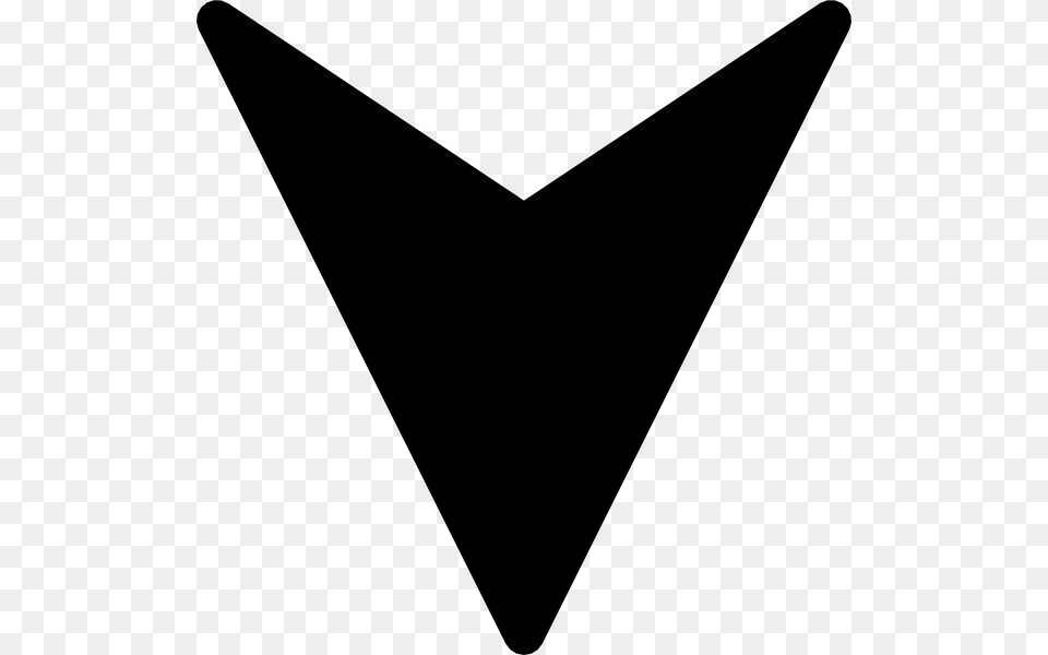 Best Down Arrow Clipart, Triangle Png