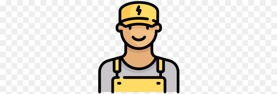 Best Electrician Wollongong Electrical Contractor Cartoon, Clothing, Hardhat, Helmet, Person Free Transparent Png