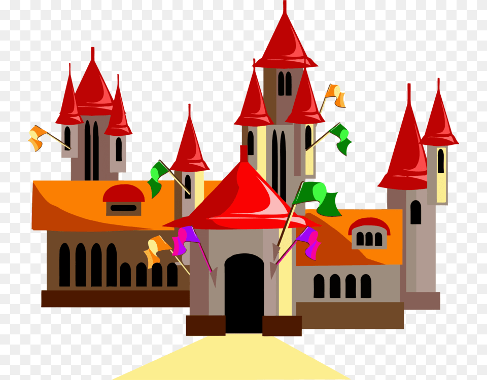Best Fairy Tale Castle Vector Collection Fairytale Castle Clipart, Outdoors, Bulldozer, Machine, Play Area Png Image