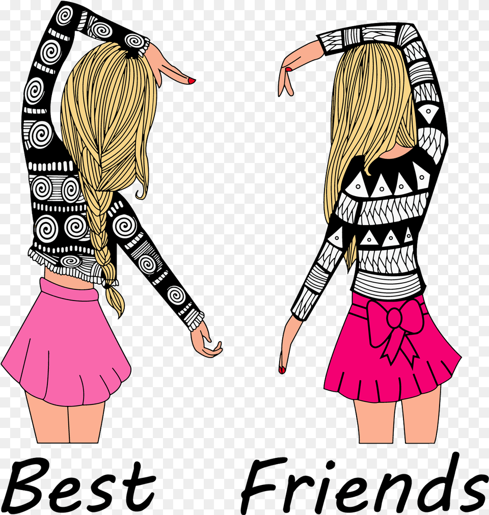 Best Friend Logo, Clothing, Skirt, Long Sleeve, Sleeve Free Png Download