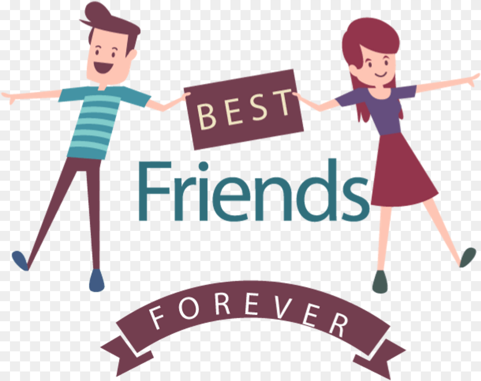 Best Friend Vector Best Friend Text, Boy, Child, Male, Person Free Png Download