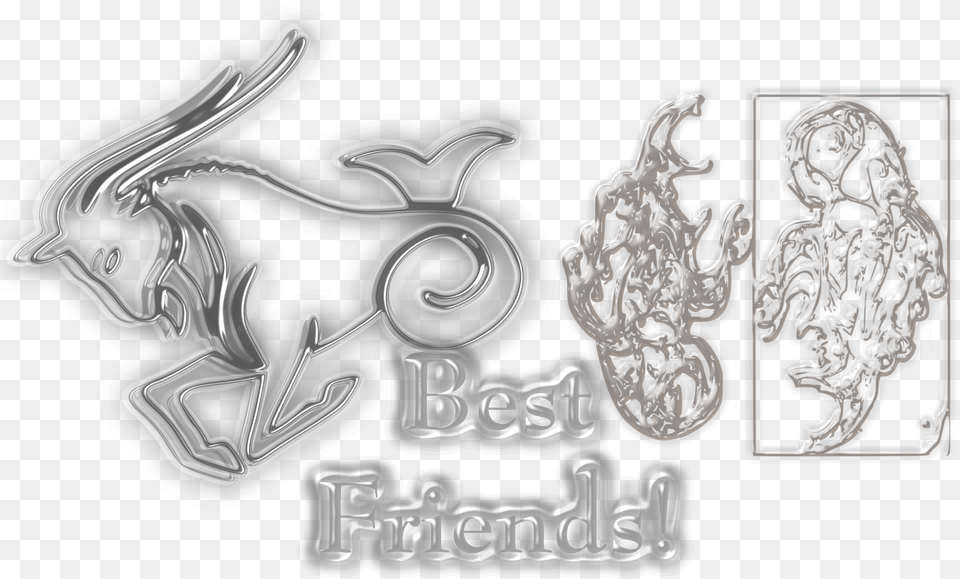 Best Friends Astrologically Sketch Free Png Download
