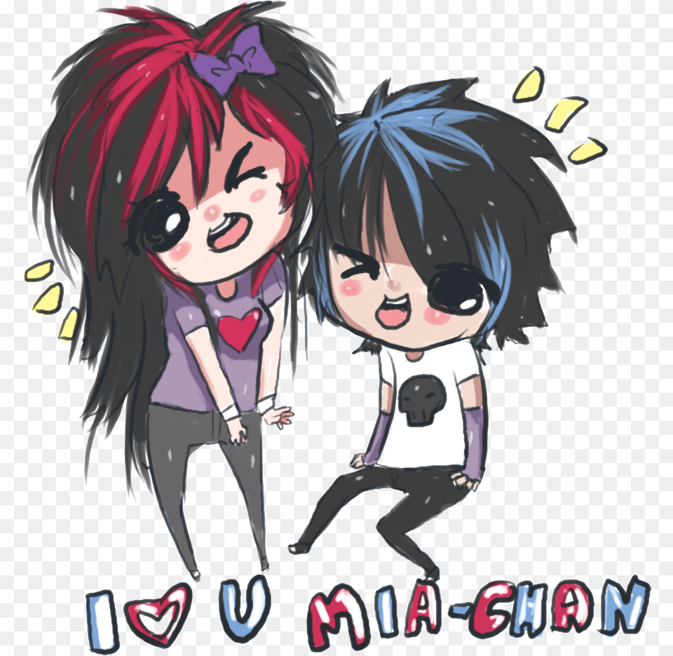 Best Friends Chibi Photo Scene Girl Anime, Book, Comics, Publication, Baby Png Image