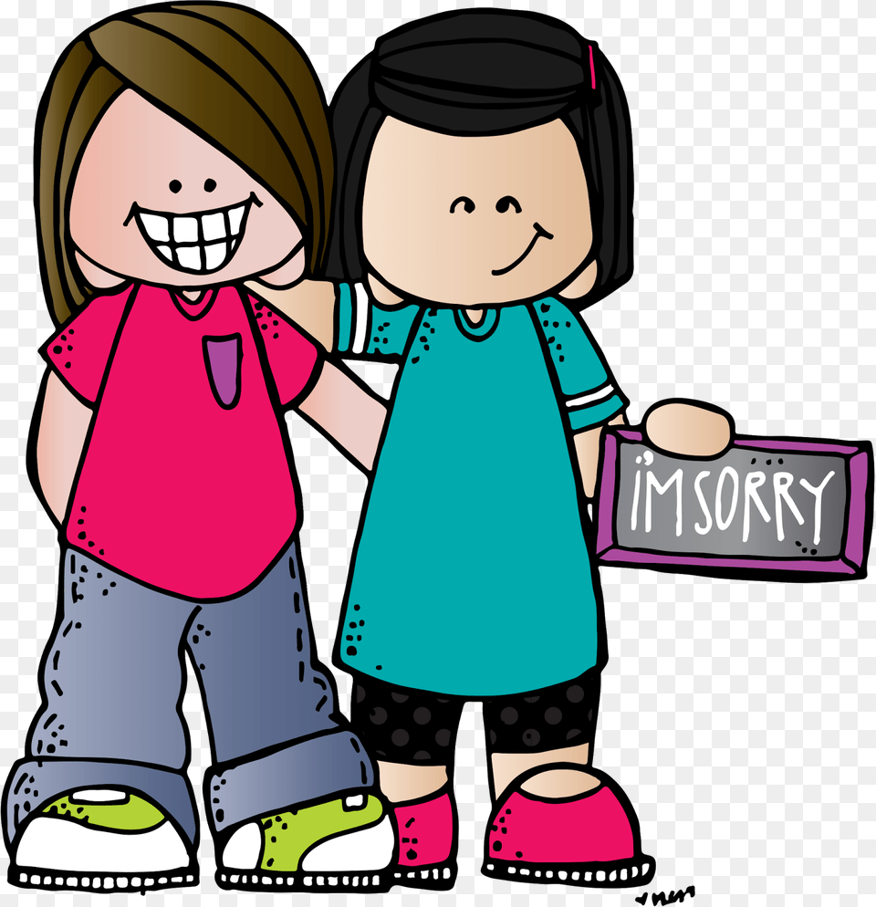 Best Friends Clipart Friendship Day Forgiveness Clipart, Book, Comics, Publication, Baby Png Image