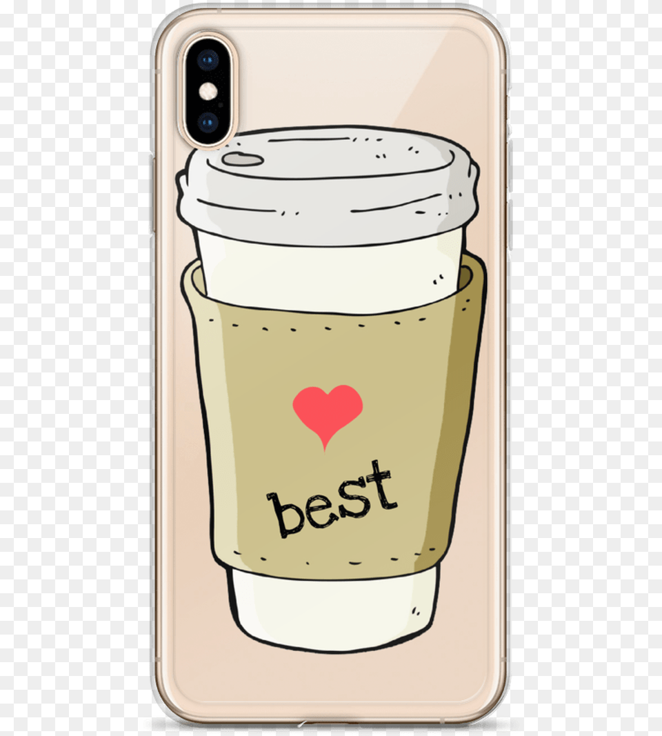 Best Friends Coffee And Donuts Iphone Case For All Cartoon, Cup, Jar, Electronics, Mobile Phone Free Transparent Png