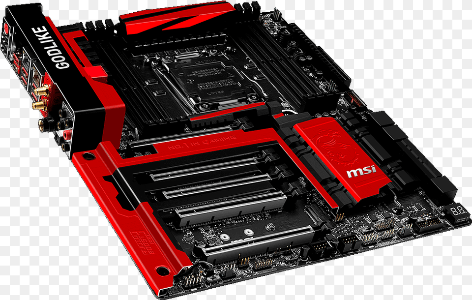 Best Gaming Motherboard Msi X99a Godlike Gaming Extended Atx Motherboard, Computer Hardware, Electronics, Hardware Png Image