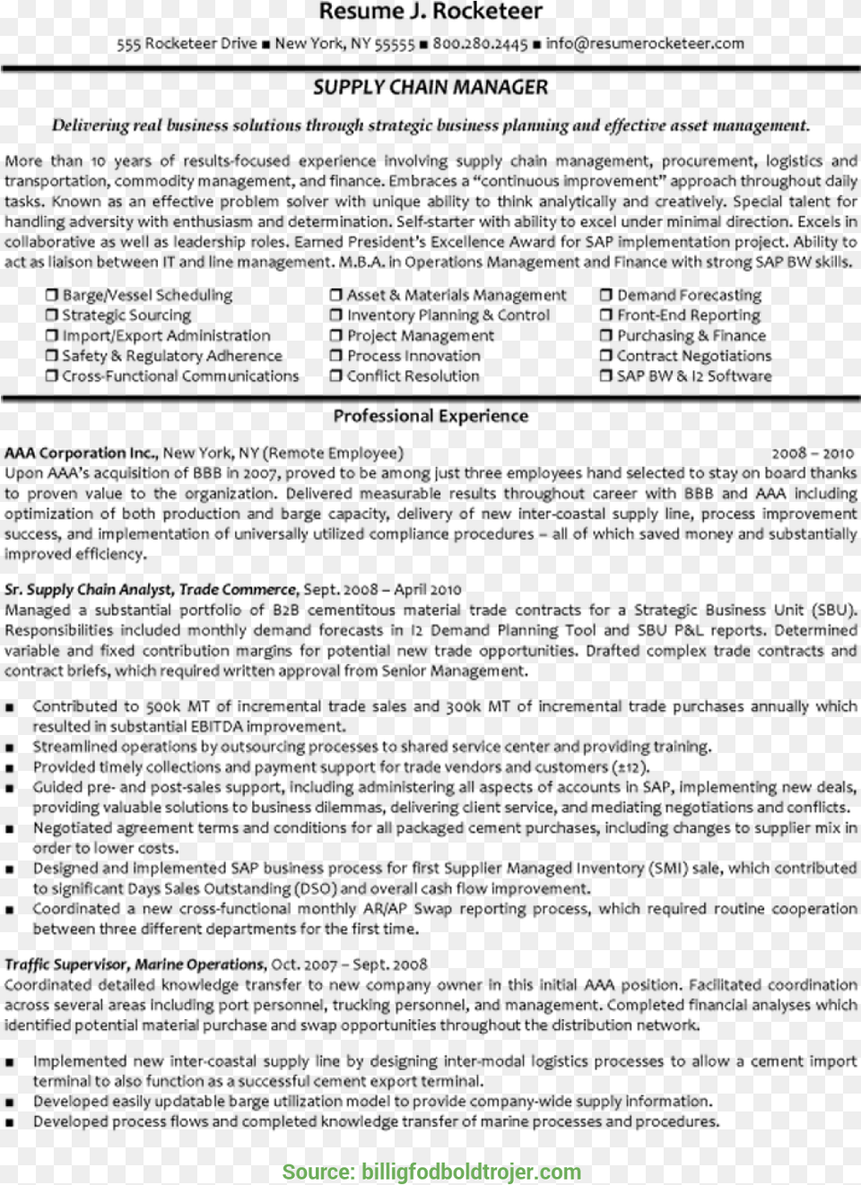 Best Ideas Of Asset Resume Objective Regular Materials Material Planning And Logistics Manager Profile Free Png Download