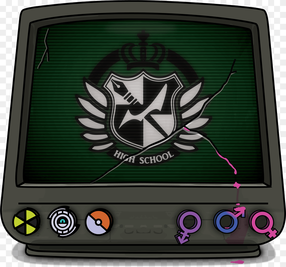 Best In The World Danganronpa, Computer Hardware, Electronics, Hardware, Monitor Free Transparent Png