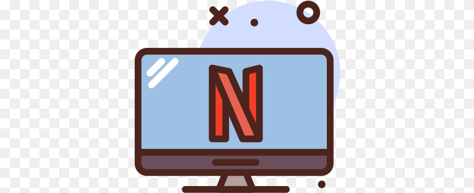 Best Ios 14 Aesthetic App Icons Of Netflix Cute Netflix Icon Blue, Computer Hardware, Electronics, Hardware, Monitor Free Png Download