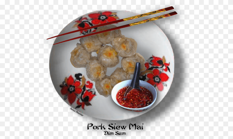 Best Known As An Item For A Chinese Luncheon Dish And Shumai, Chopsticks, Food, Plate, Food Presentation Free Png Download