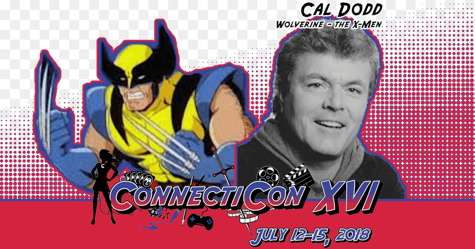 Best Known For Creating The Voice Of Wolverine For Connecticon, Publication, Advertisement, Book, Comics Png Image