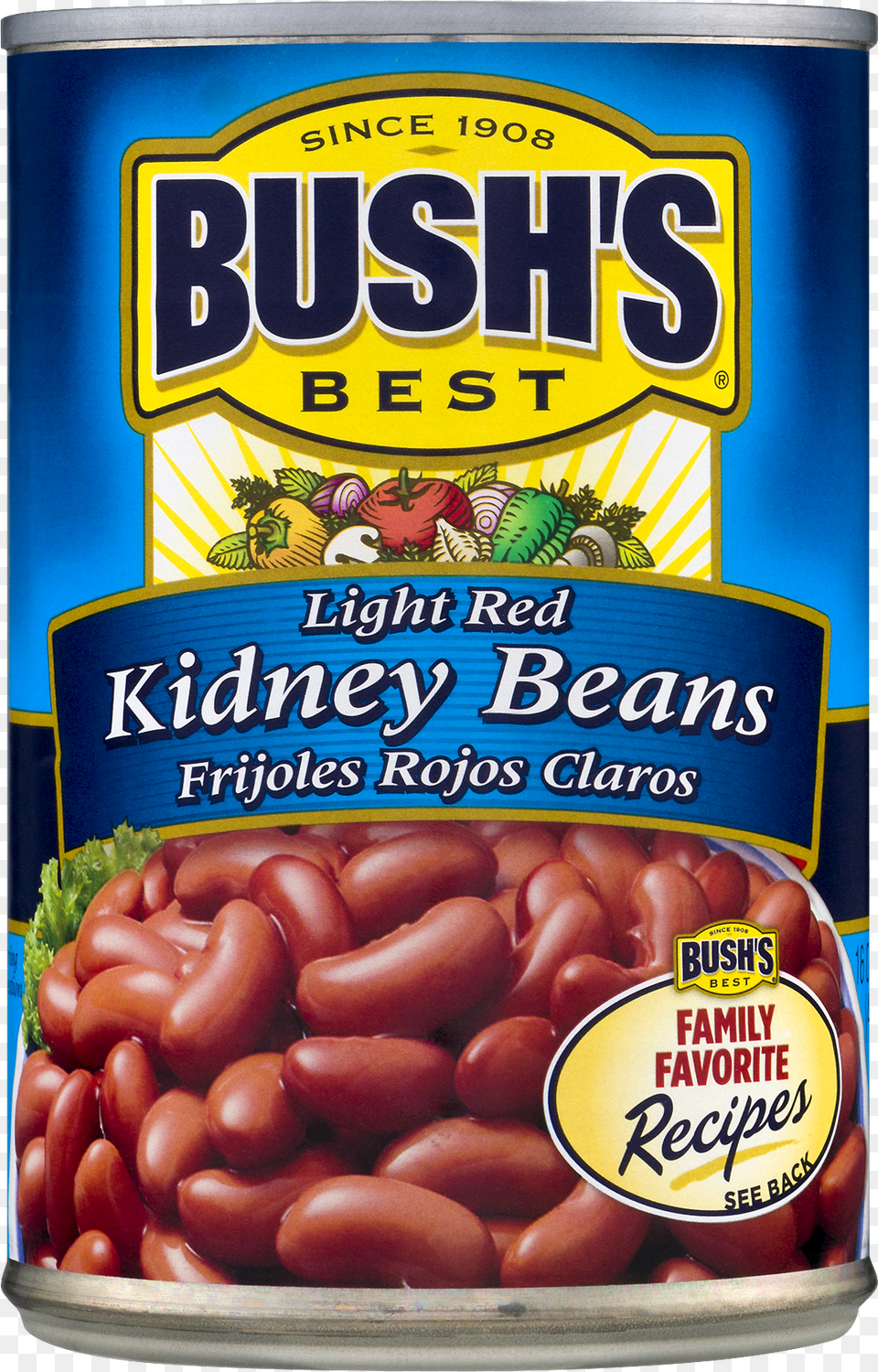 Best Light Red Kidney Beans Bush39s Refried Beans, Tin, Aluminium, Can, Food Free Transparent Png