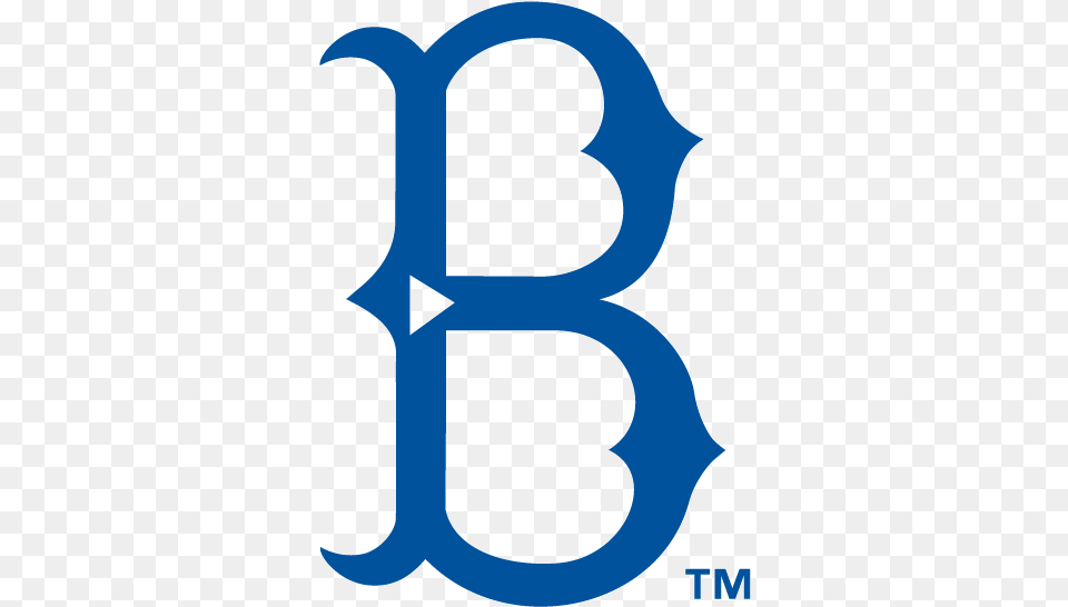 Best Logos In Major League Baseball Original Brooklyn Dodgers Logo, Symbol, Text, Person Png Image
