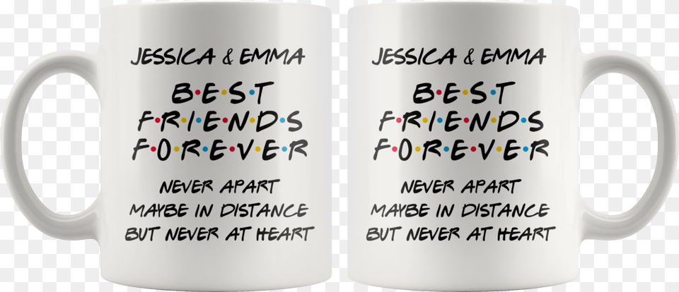 Best Long Distance Friends Forever Coffee Mug Funny 30 Years Anniversary, Cup, Beverage, Coffee Cup, Text Free Png Download
