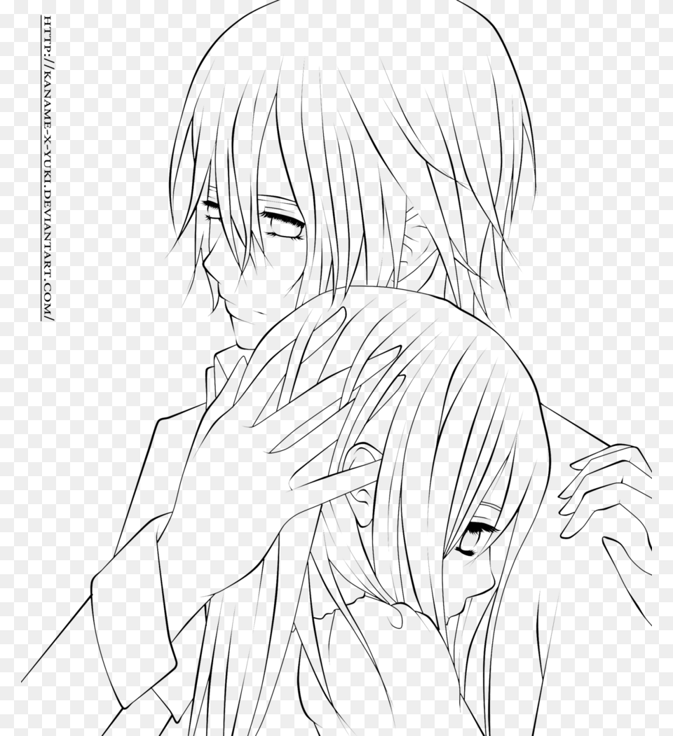 Best Love 3 Images On Coloring Pages Library Kaname And Yuki Drawing, Book, Comics, Publication, Manga Free Transparent Png