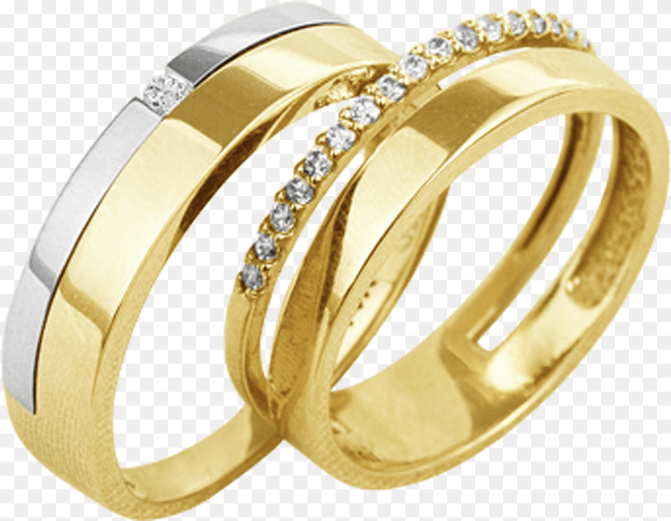 Best Match Couple Bands Engagement Ring, Accessories, Gold, Jewelry, Treasure Free Png