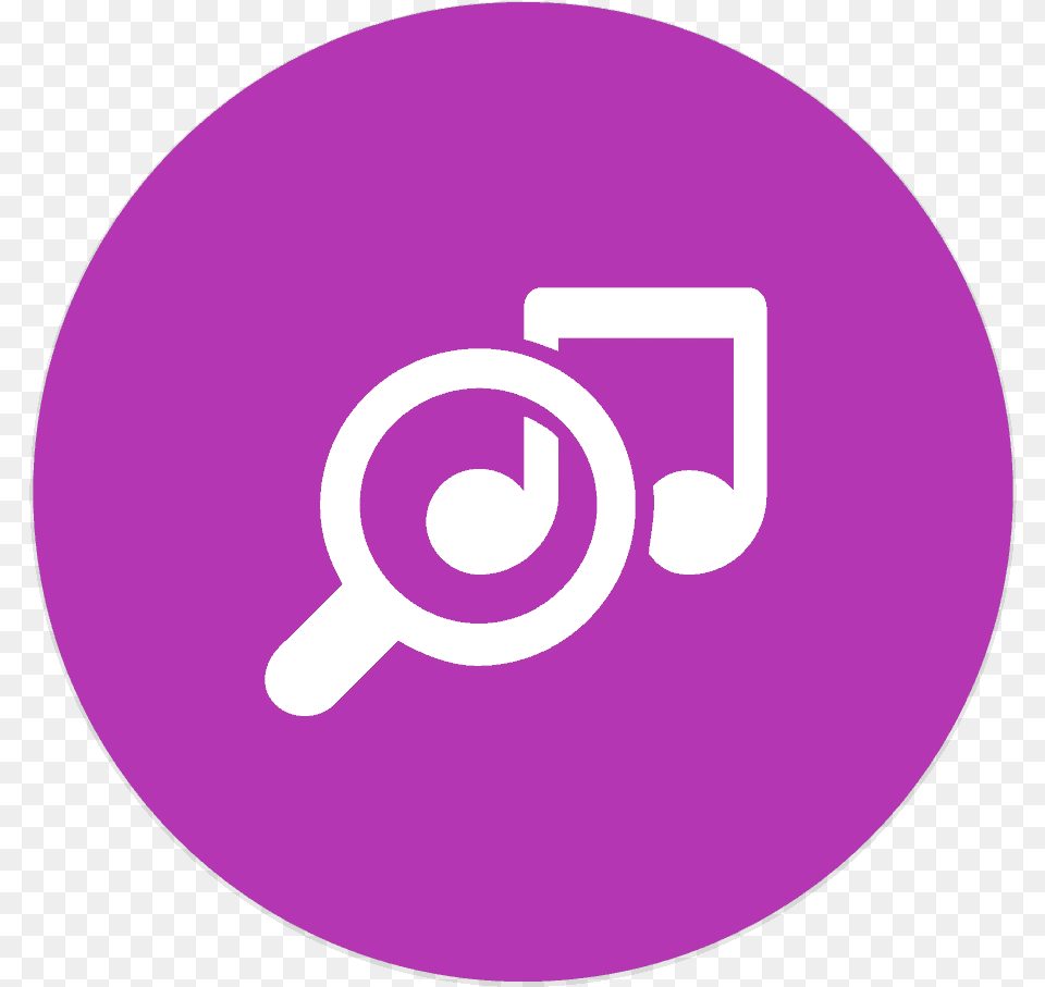 Best Music Recognition Software To Trackid, Purple, Disk, Text Free Png