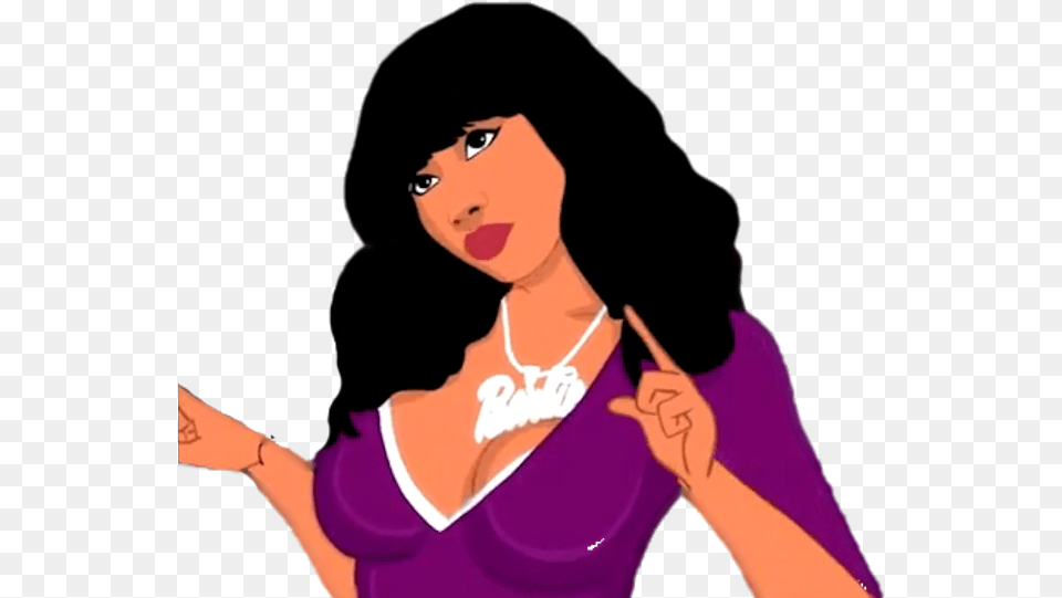 Best Nicki Minaj Cartoon, Adult, Female, Person, Woman Free Transparent Png