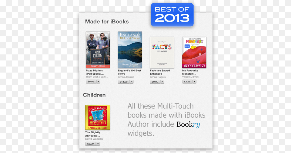 Best Of 2013 On Itunes Feature Bookry Widgets England39s 100 Best Views, Advertisement, Poster, Person, Text Free Transparent Png