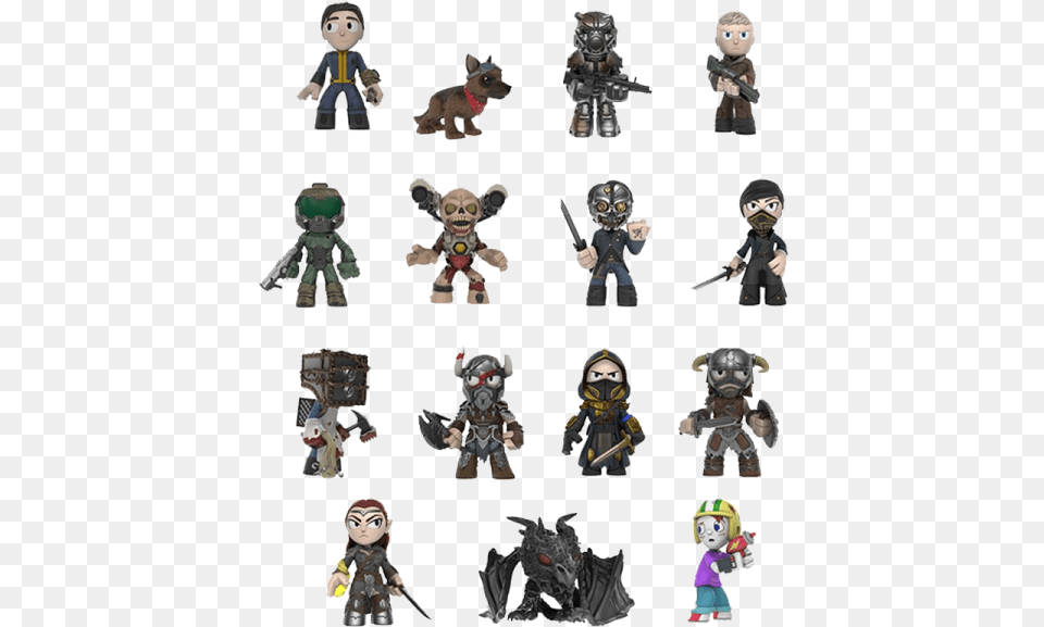 Best Of Bethesda Mystery Minis Bethesda Funko Mystery Minis, Toy, Baby, Person, Pet Png Image