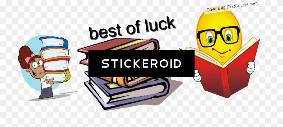 Best Of Luck Good Luck Final Exams Clipart, Book, Person, Publication, Reading Png