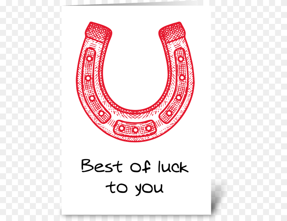 Best Of Luck To You Greeting Card Chesapeake Bay, Smoke Pipe, Horseshoe Png Image
