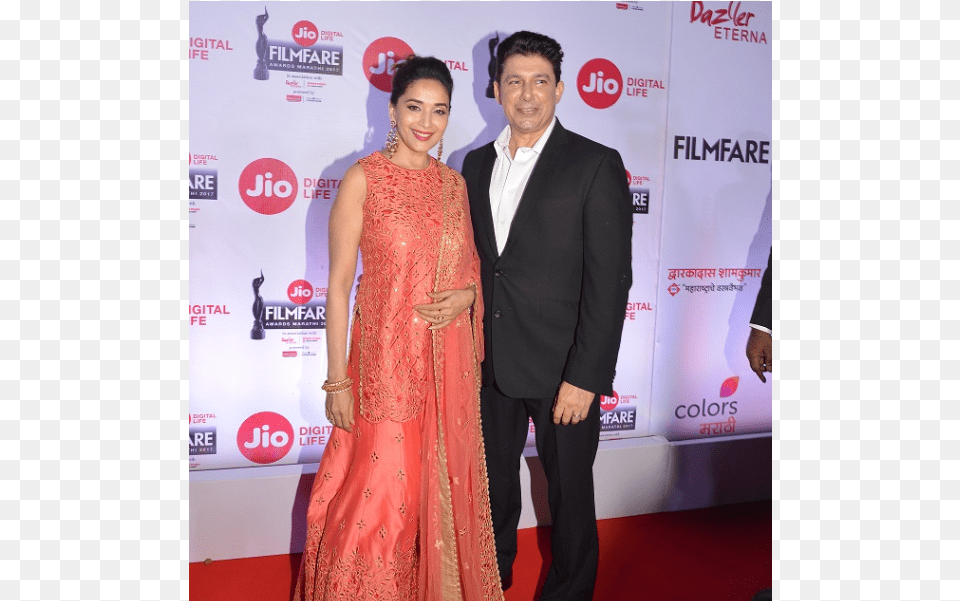 Best Of Marathi Cinema Honored At The Jio Filmfare Filmfare, Fashion, Adult, Premiere, Person Free Transparent Png