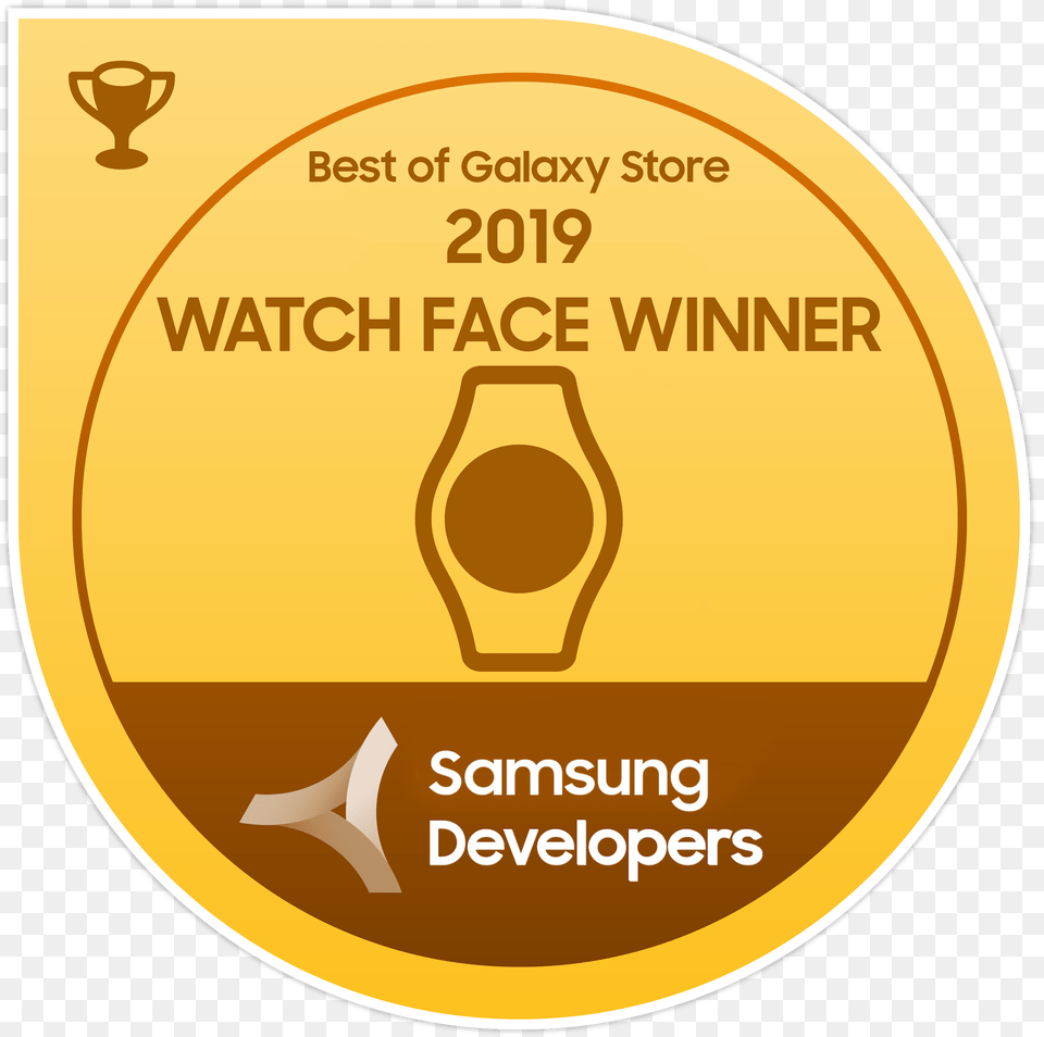 Best Of Samsung Galaxy Store Watch Face Vertical, Gold, Disk Png Image