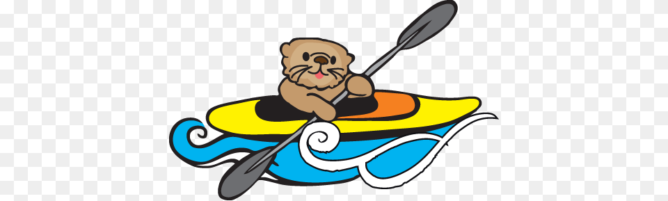 Best Of Sea Otter Clip Art, Vehicle, Boat, Canoe, Transportation Free Png