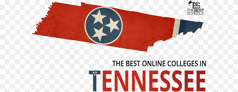Best Online Colleges In Tennessee Tennessee State With Flag Inside, Symbol Free Transparent Png