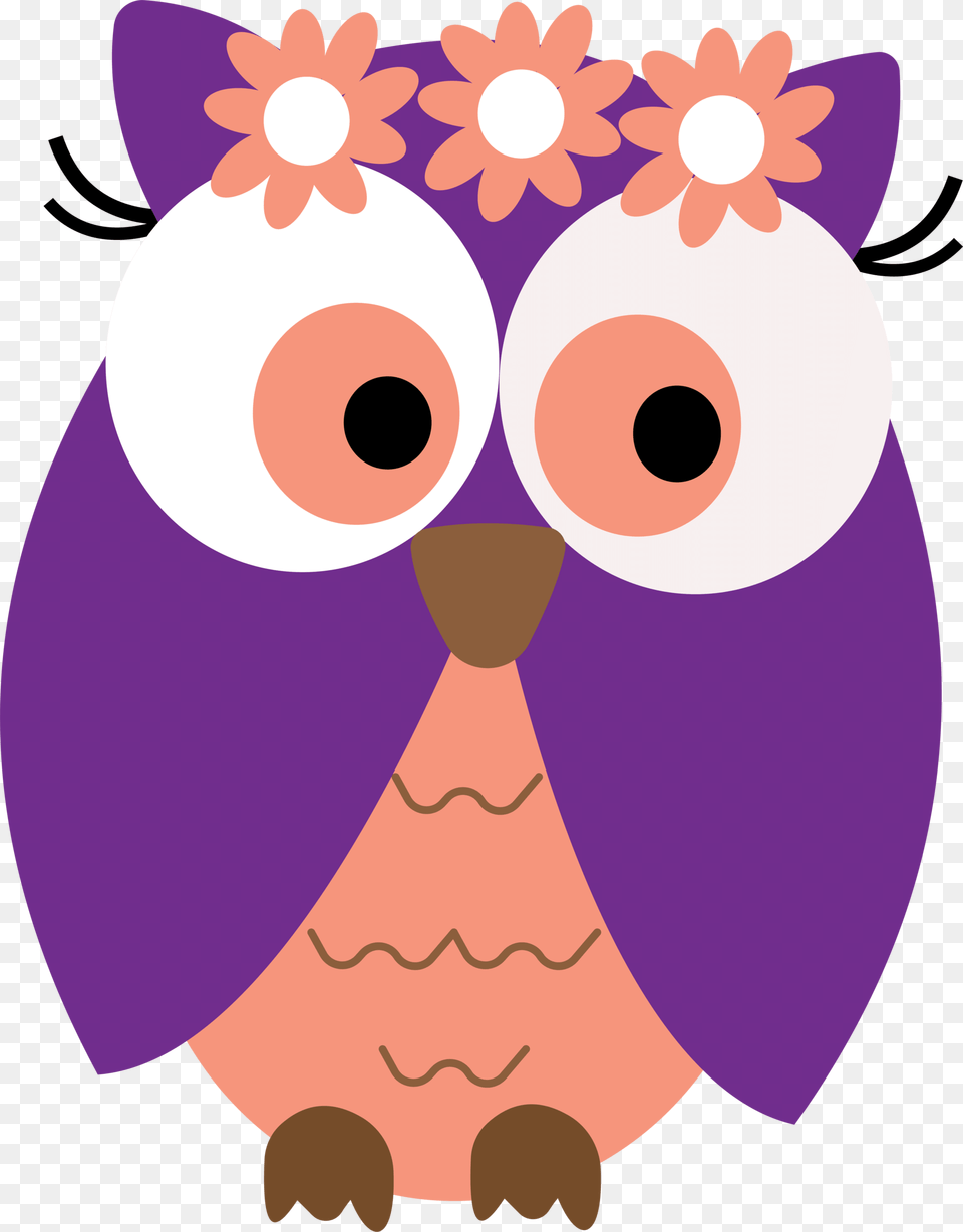 Best Owl Clipart, Purple, Animal, Fish, Sea Life Free Png