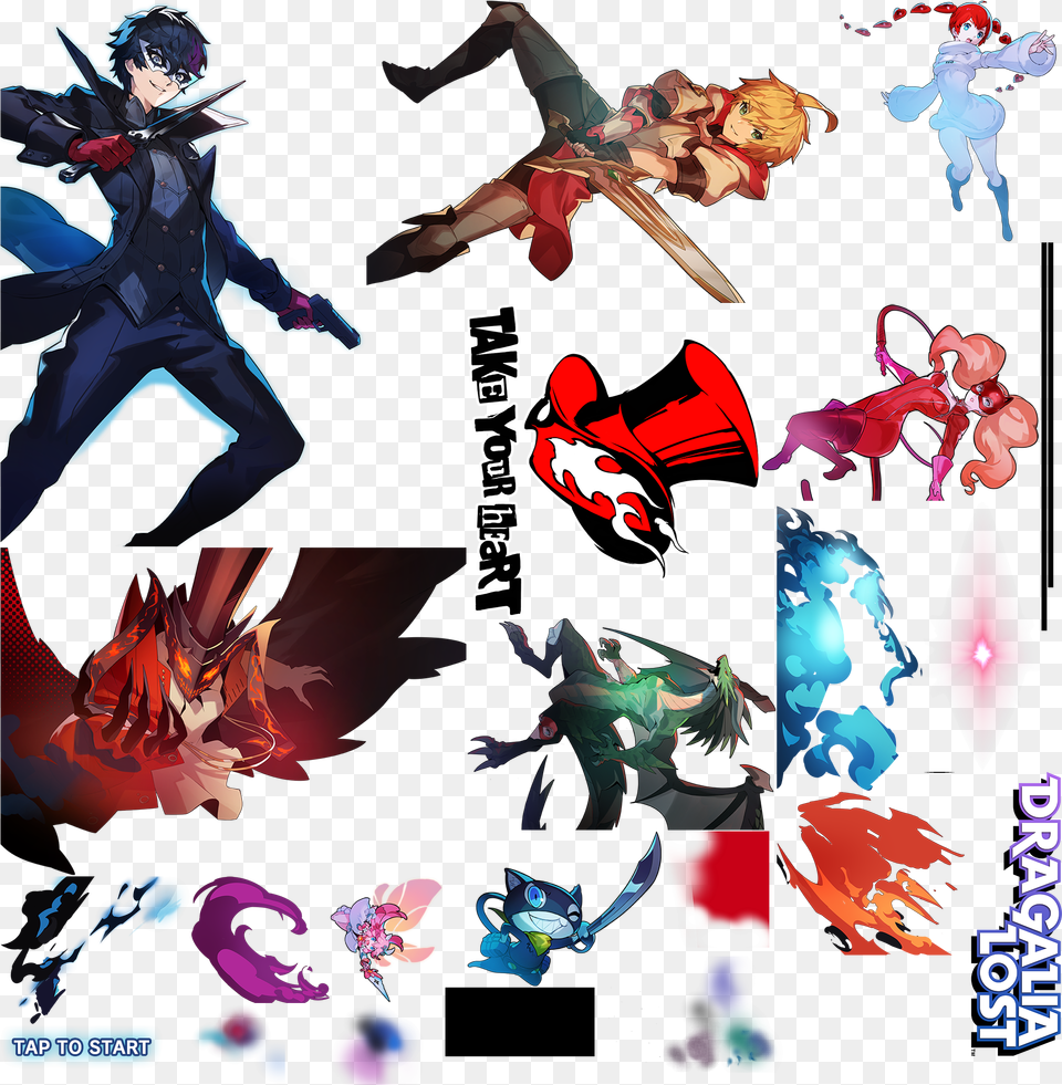 Best Persona 5 Scramble Posts Reddit Persona 5 Strikers X Dragalia Lost Joker, Publication, Book, Comics, Adult Free Transparent Png