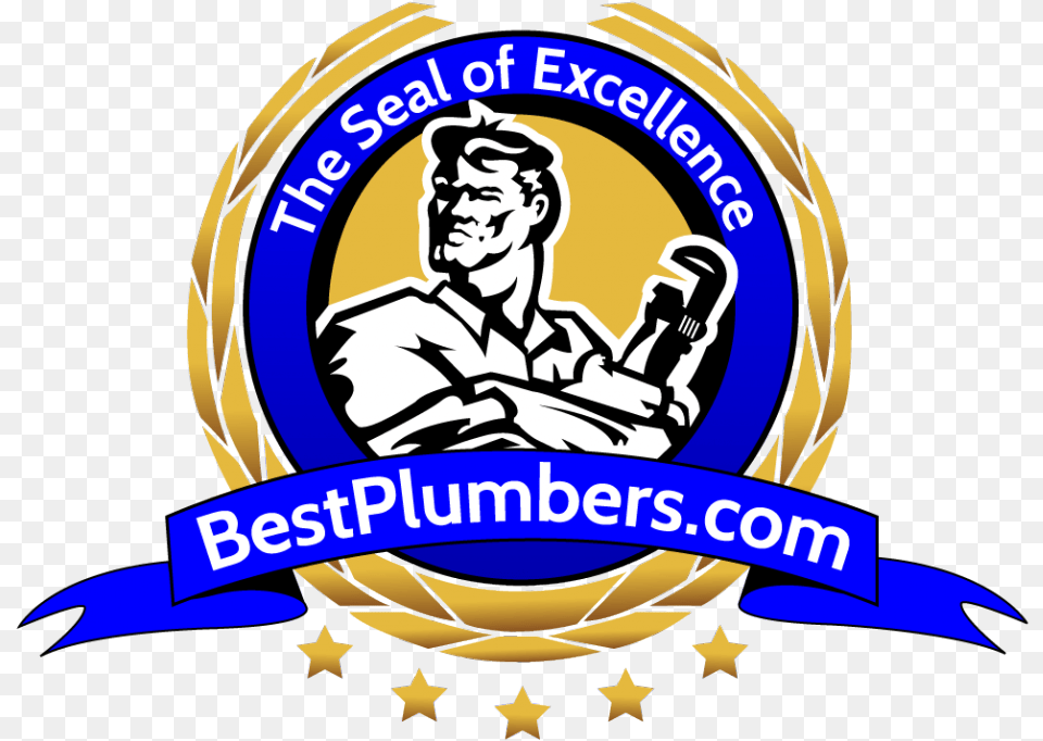 Best Plumbers Logo Design Plumbing Logos, Person, Badge, Symbol, Face Png