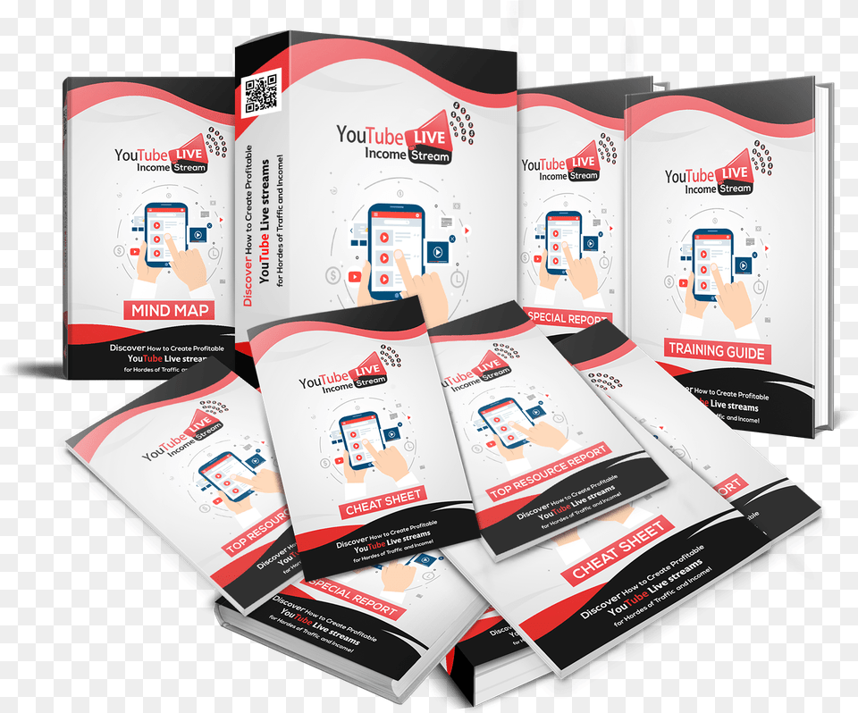 Best Price Plr Youtube Live Income Brochure, Advertisement, Poster, Electronics, Mobile Phone Free Png Download