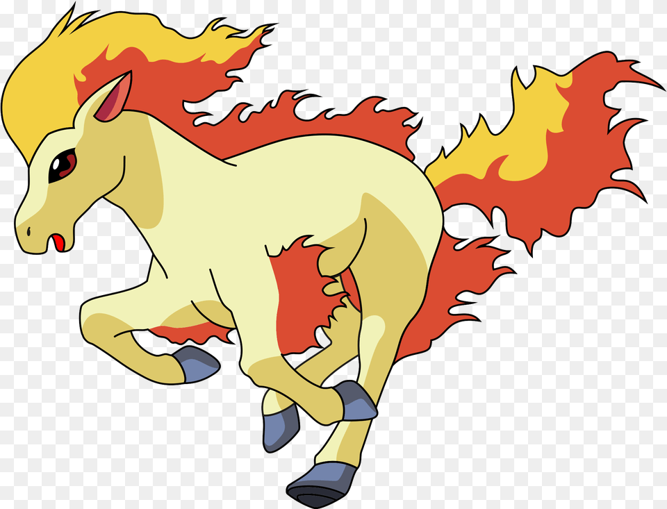 Best Rapidash Amp Ponyta Pokemon Ponyta, Livestock, Animal, Mammal, Wildlife Free Png