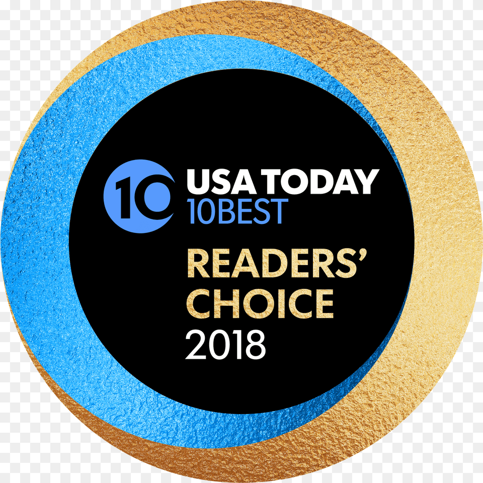 Best Readers Choice Usa Today, Gold, Logo Png Image