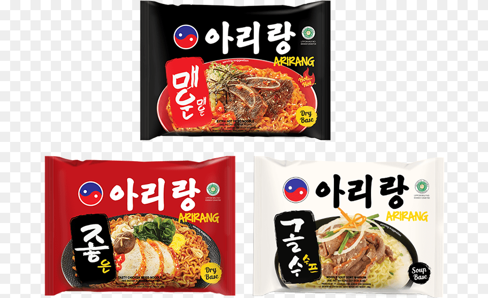 Best Seller Arirang Spicy Instant Noodle Arirang Instant Noodle, Food, Lunch, Meal, Advertisement Free Png Download