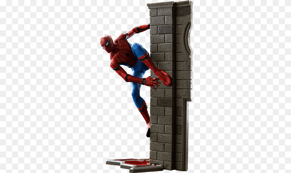 Best Spider Man Statue, Brick, Person, Figurine Free Png Download