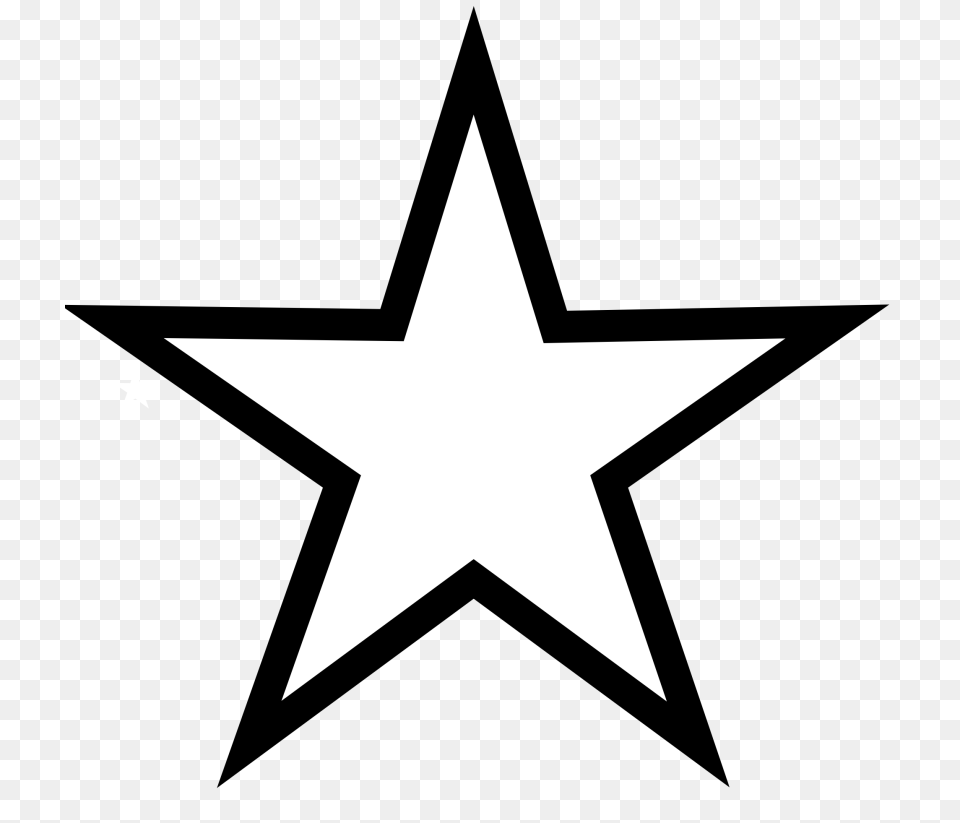 Best Star Clipart Black And White, Star Symbol, Symbol, Cross Free Png Download