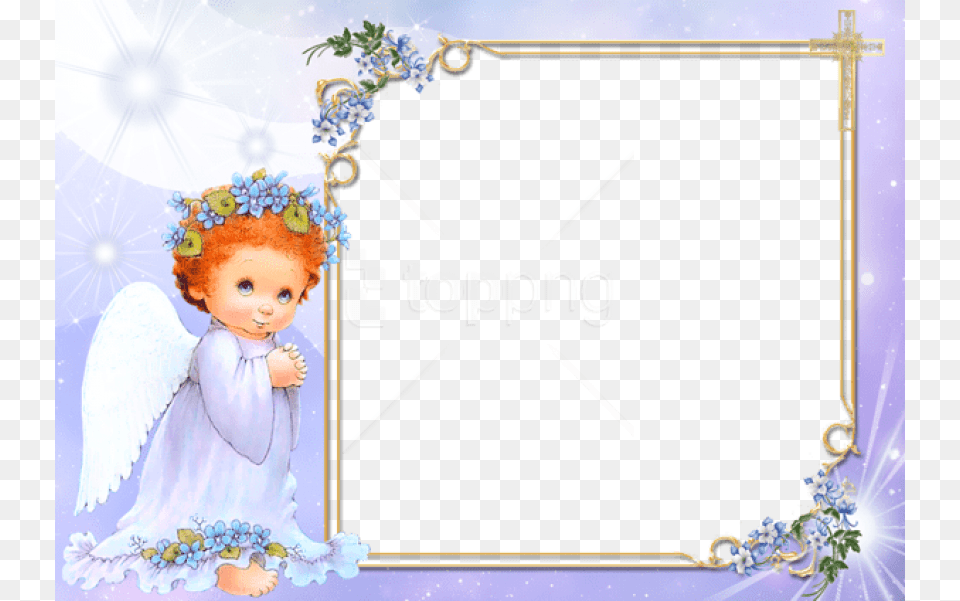 Best Stock Photos Angel Transparent Frame Angel Photo Frame, Baby, Person, Photography Png Image